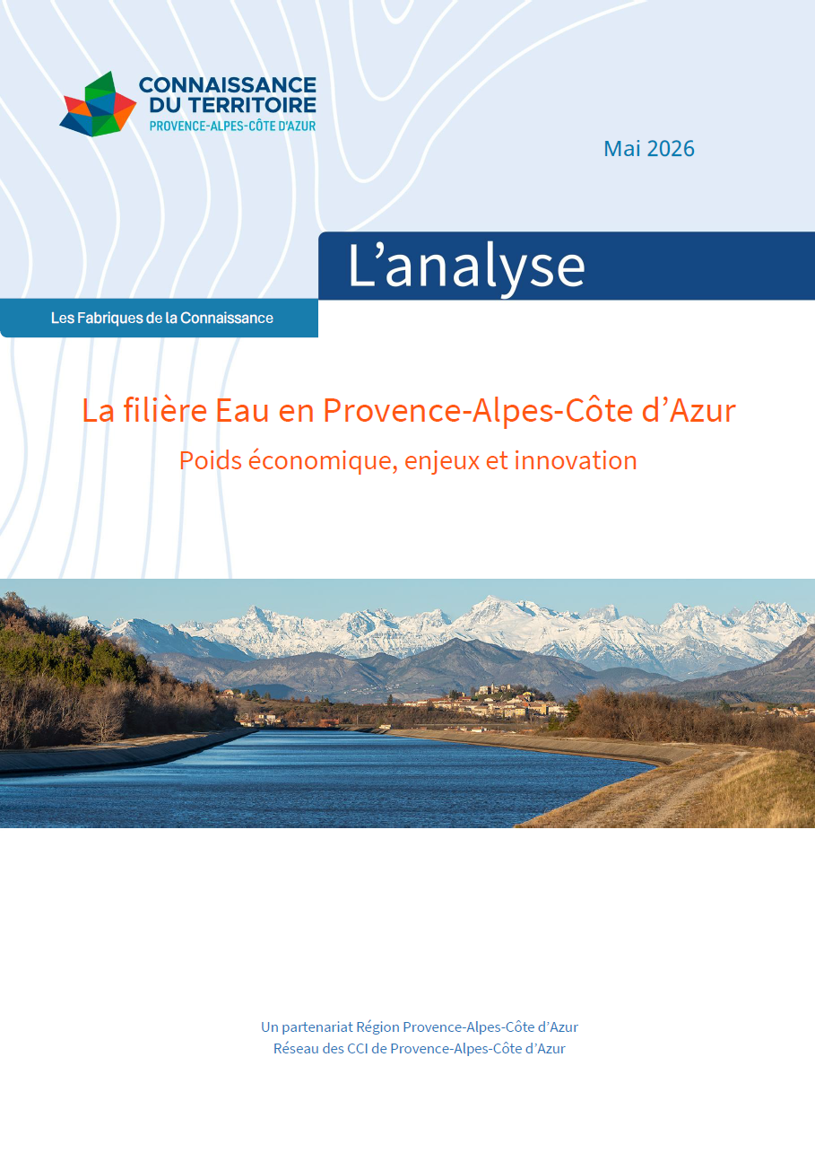 couverture étude filière eau en Provence-Alpes-Côte d'Azur