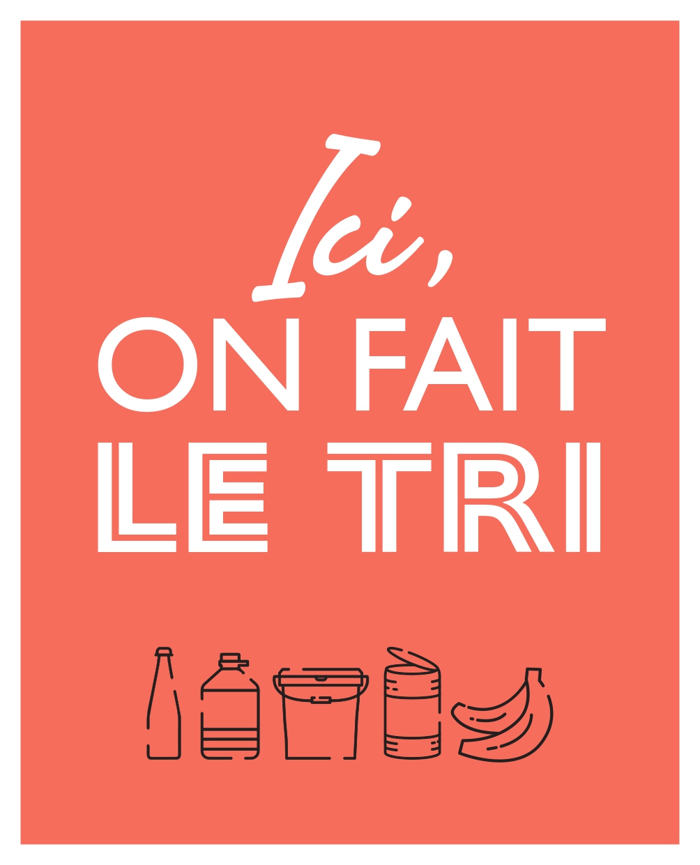 macaron citeo ici on fait le tri