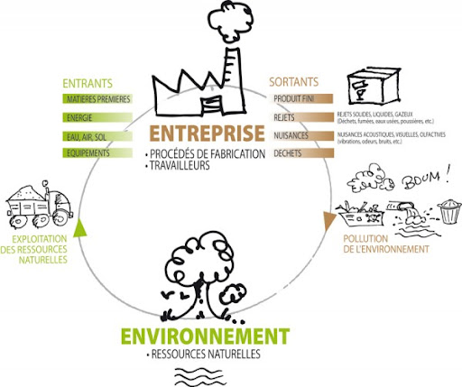 gestion des ressources naturelles entrants sortants entreprise