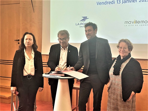 Signature du partenariat CCIAMP et La Poste 