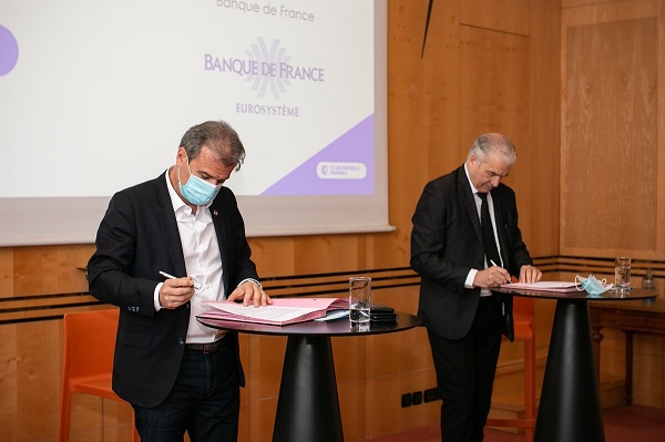 Signature Partenariat CCIAMP Banque de France