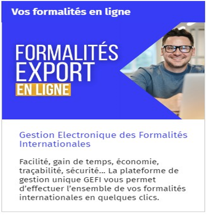 formalites export en ligne gefi
