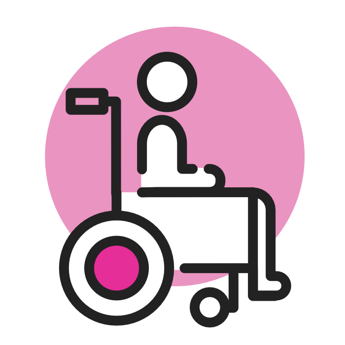 handicap-moteur sombre rose