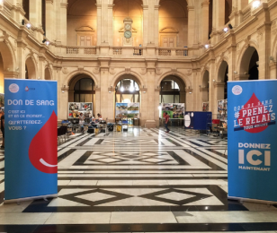 Collecte de sang au Palais de la Bourse 