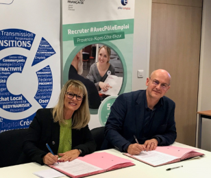 signature convention Pôle emploi Salon