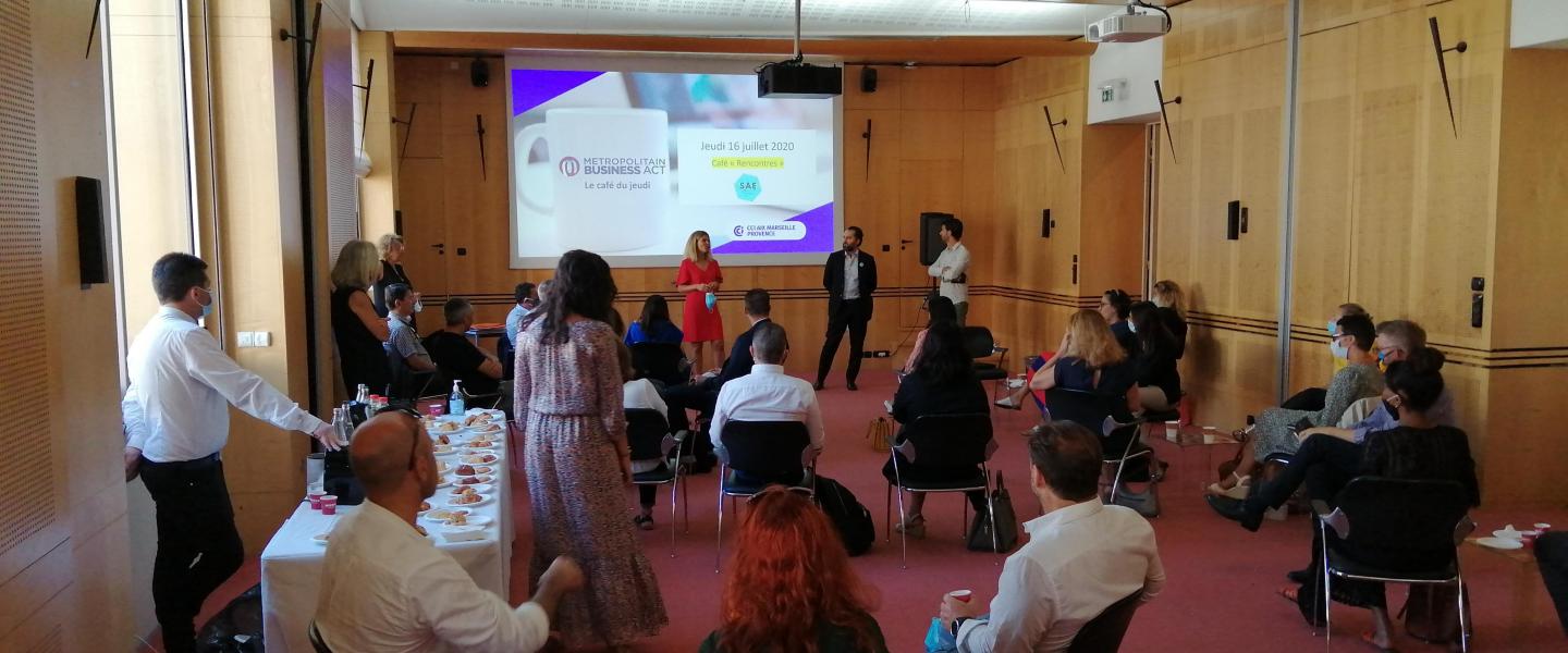 Café « rencontres » en présentiel du Métropolitain Business Act  