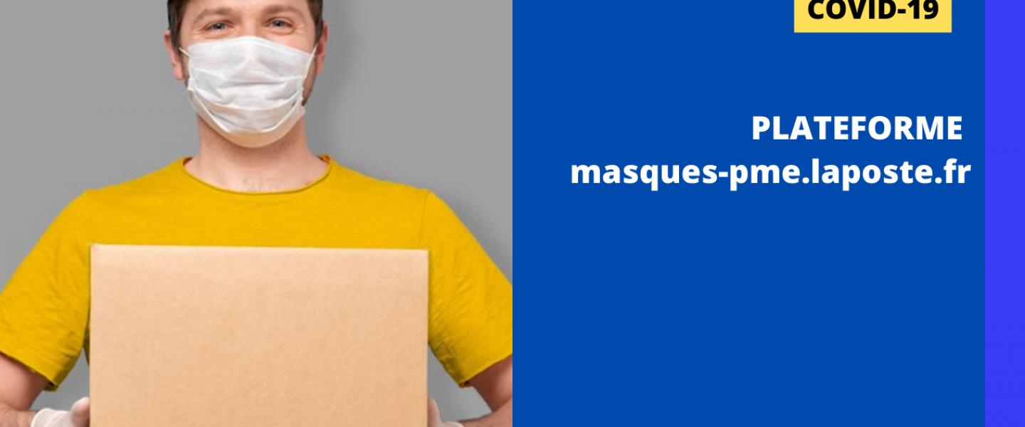 La plateforme de vente de masques proposée avec La Poste s’ouvre aux indépendants et aux entreprises de 50 à 249 salariés