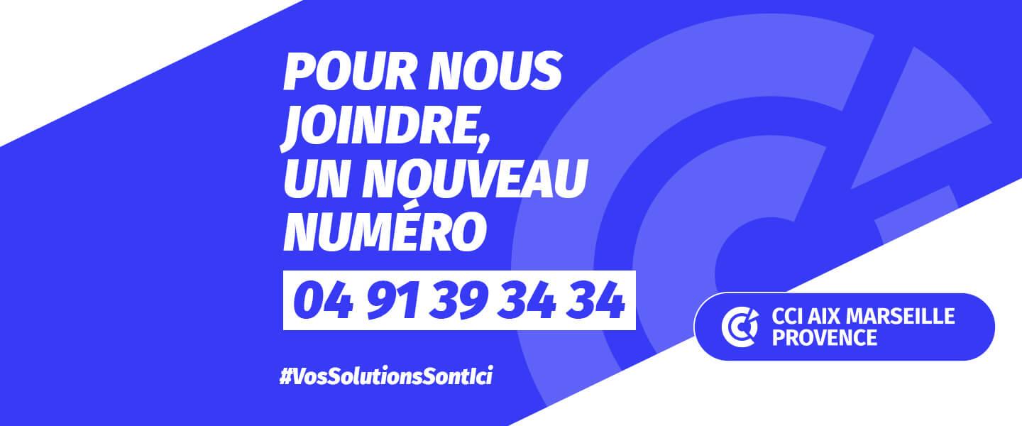 Nouveau numéro de téléphone de la CCIAMP