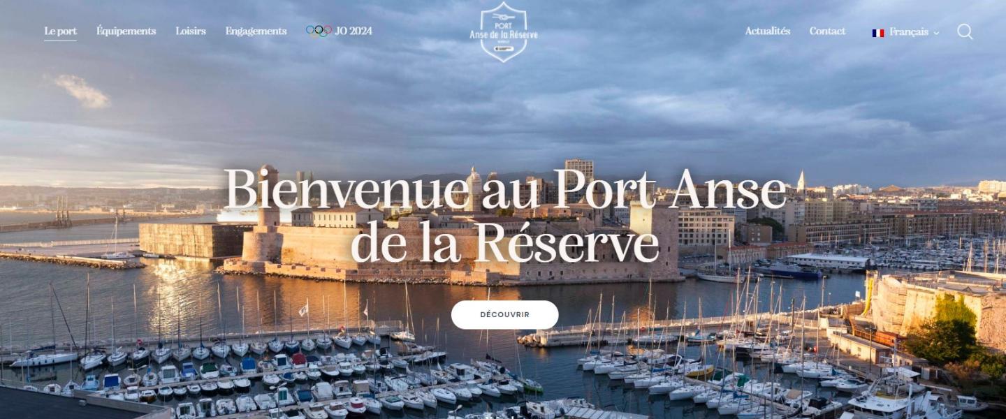 Site Internet Port de l'Anse de la Réserve