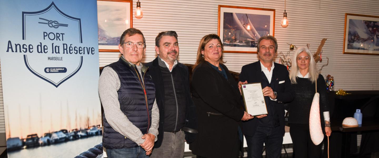 Certification Port Propre Anse de la Réserve