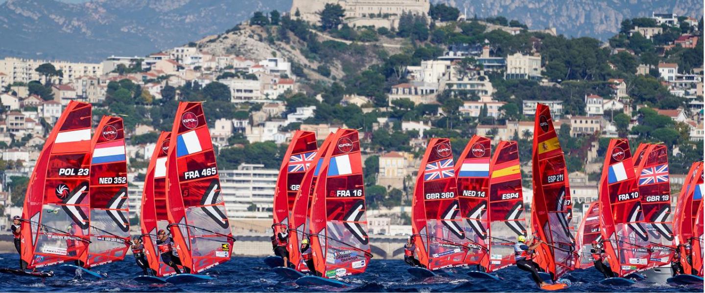 Visuel voile JO Marseille