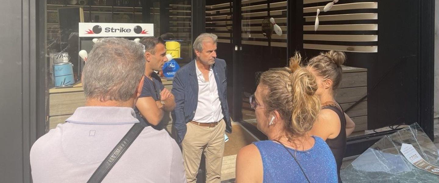 emeutes marseille centre ville cciamp jean luc chauvin auprès des commerçants